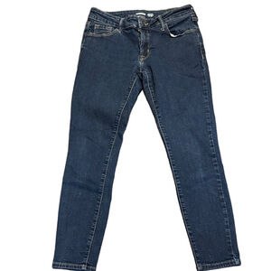 Old Navy Dark Blue Rockstar Super Skinny Low-Rise Denim Jeans 6 Petite